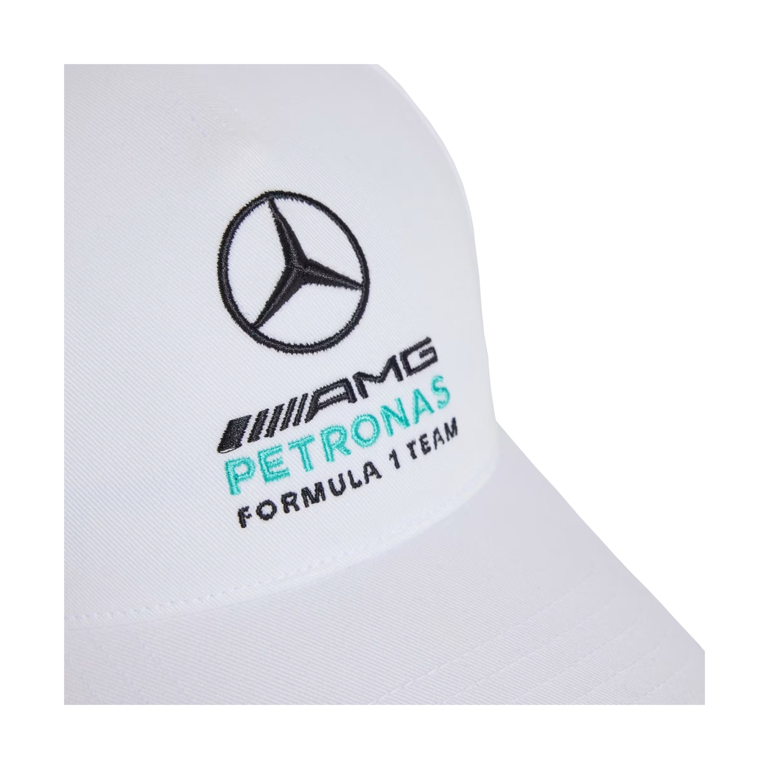 Czapka męska baseballowa biała DNA Mercedes AMG F1 2026