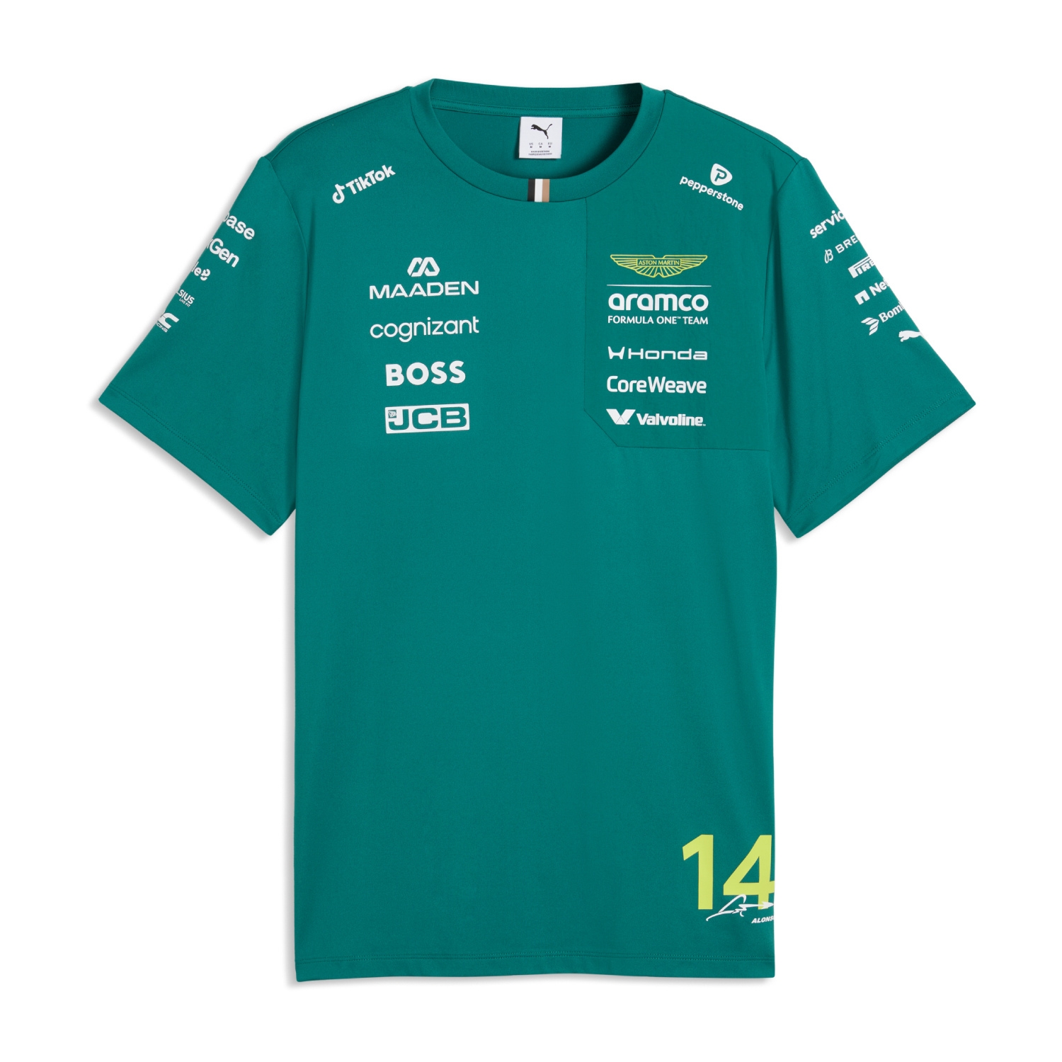 Koszulka t-shirt męska Alonso Team Aston Martin F1 2026