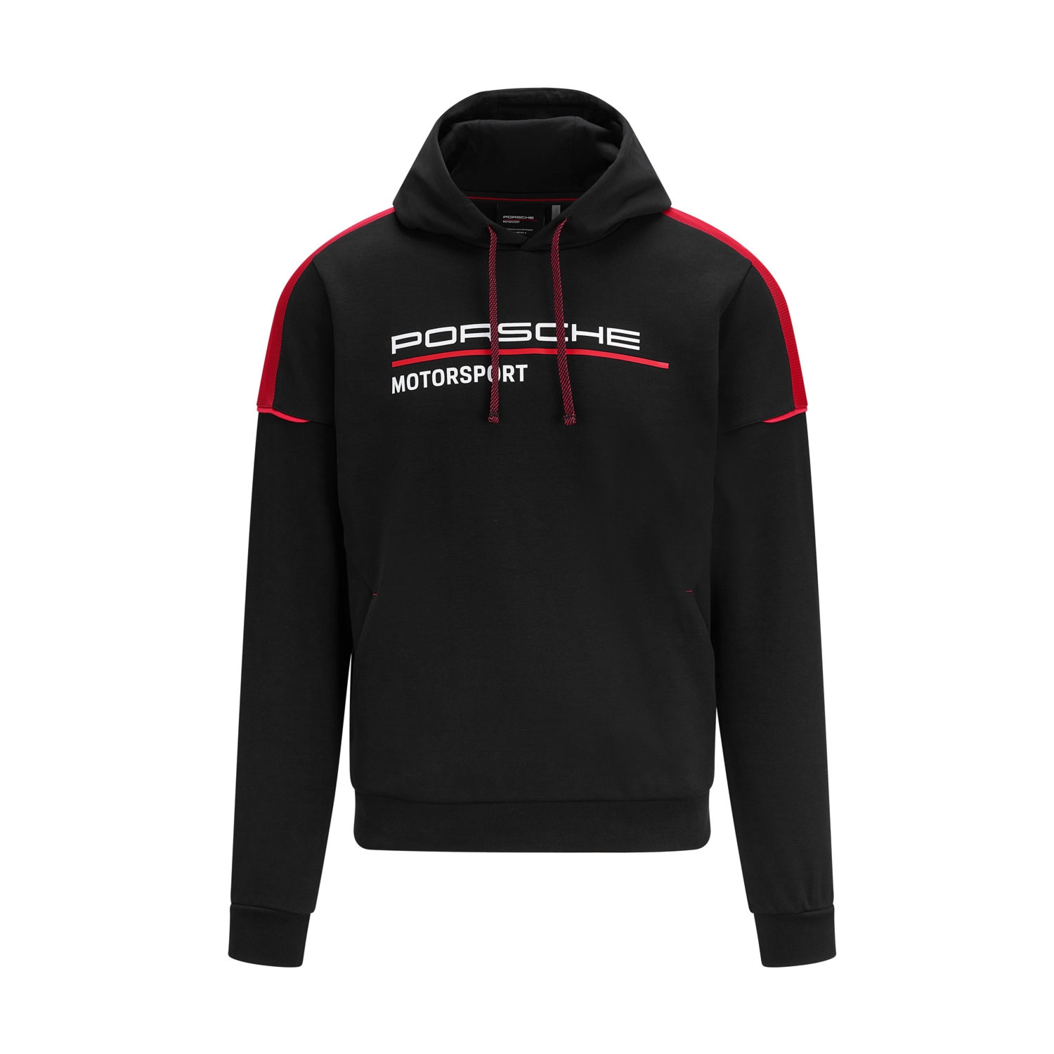 Bluza męska z kapturem Logo czarna Porsche Motorsport 2025