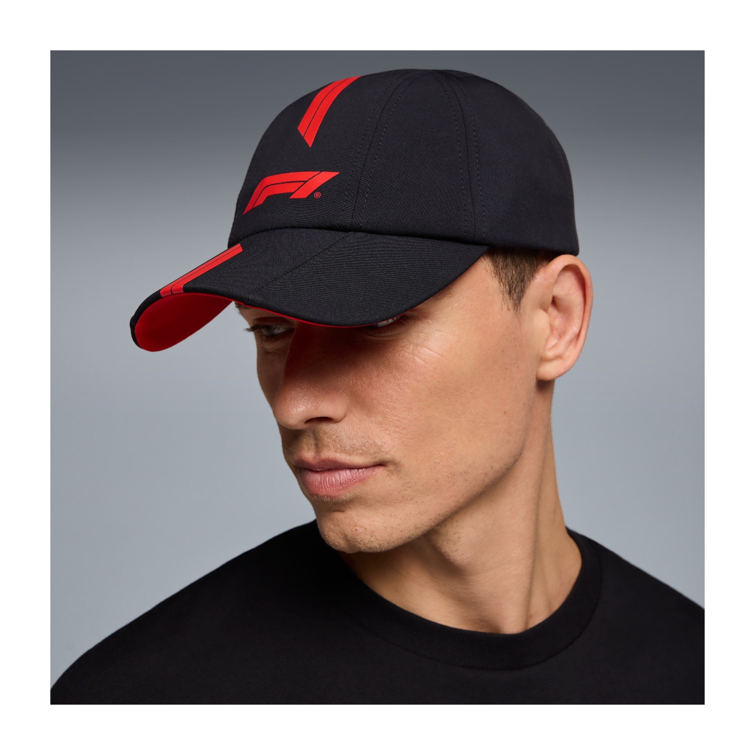 Czapka baseballowa męska czarna Racing Line Formula 1 2026