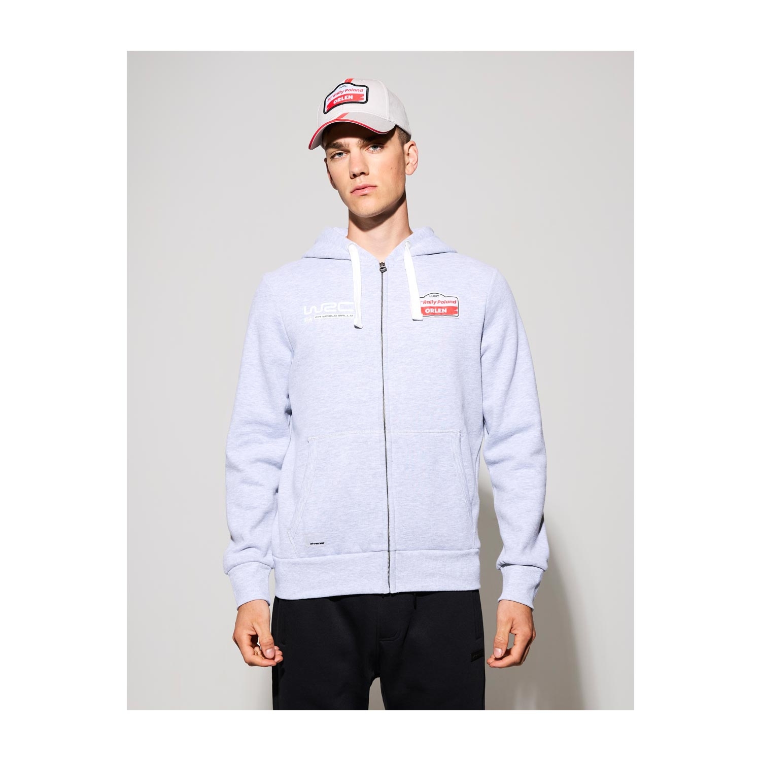 Bluza męska z kapturem Rally Poland WRC