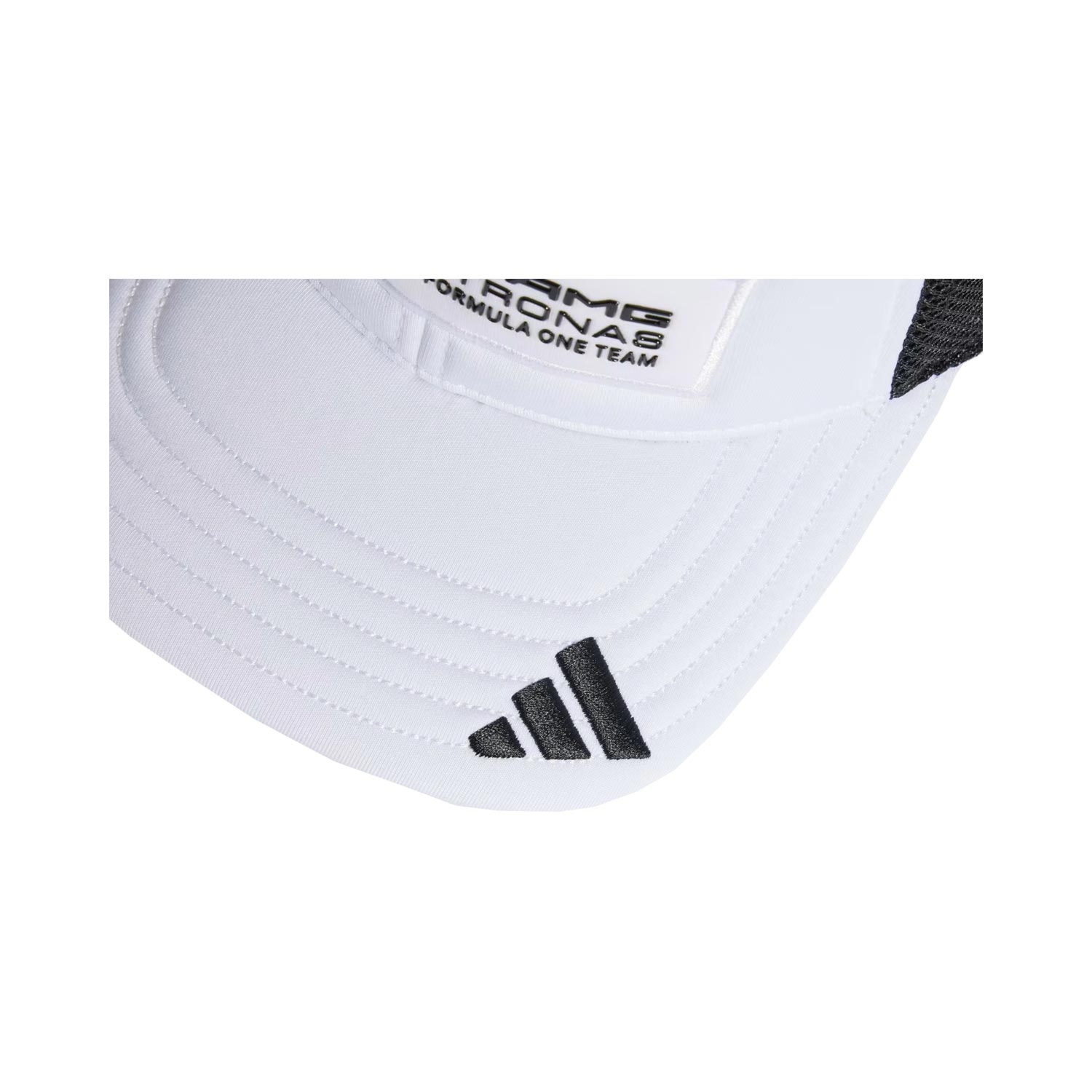 Czapka męska baseballowa biała Logo Trucker Mercedes AMG F1 2025