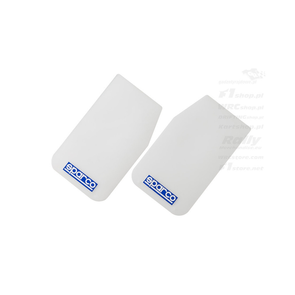 Fartuchy Sparco sztywne (2 szt.) - białe