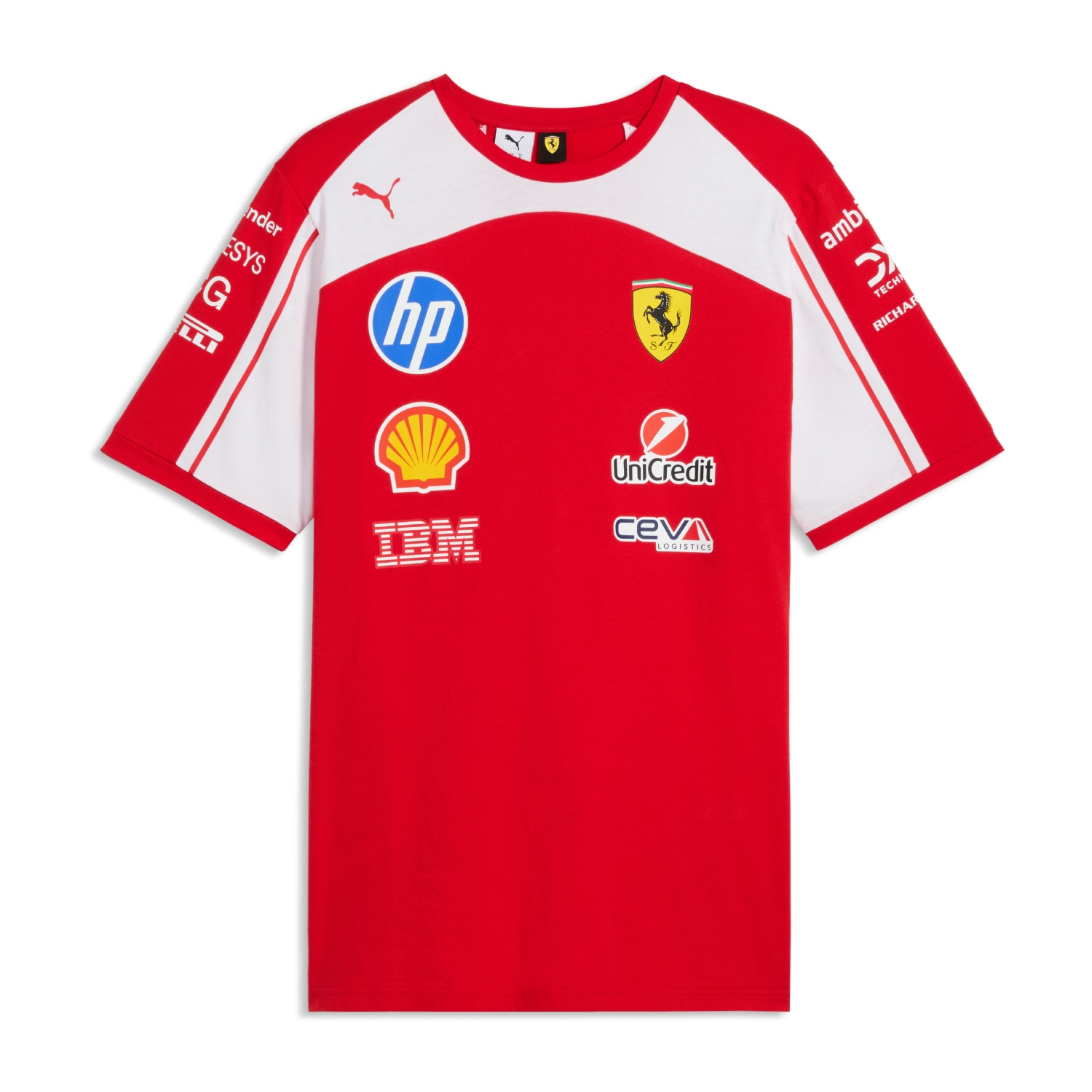Koszulka T-shirt męska Team Scuderia Ferrari F1 2026