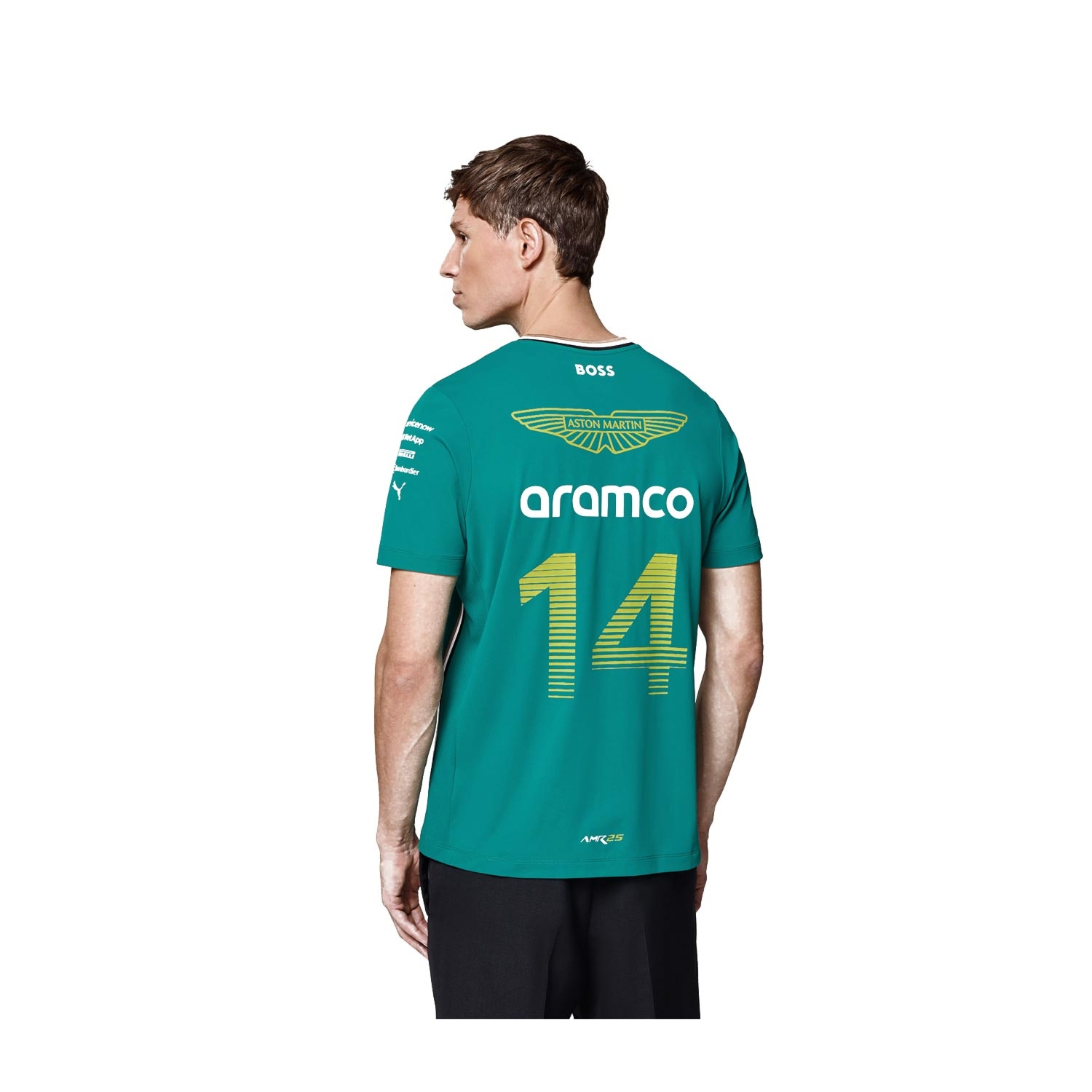 Koszulka t-shirt męska Alonso Team Aston Martin F1 2025