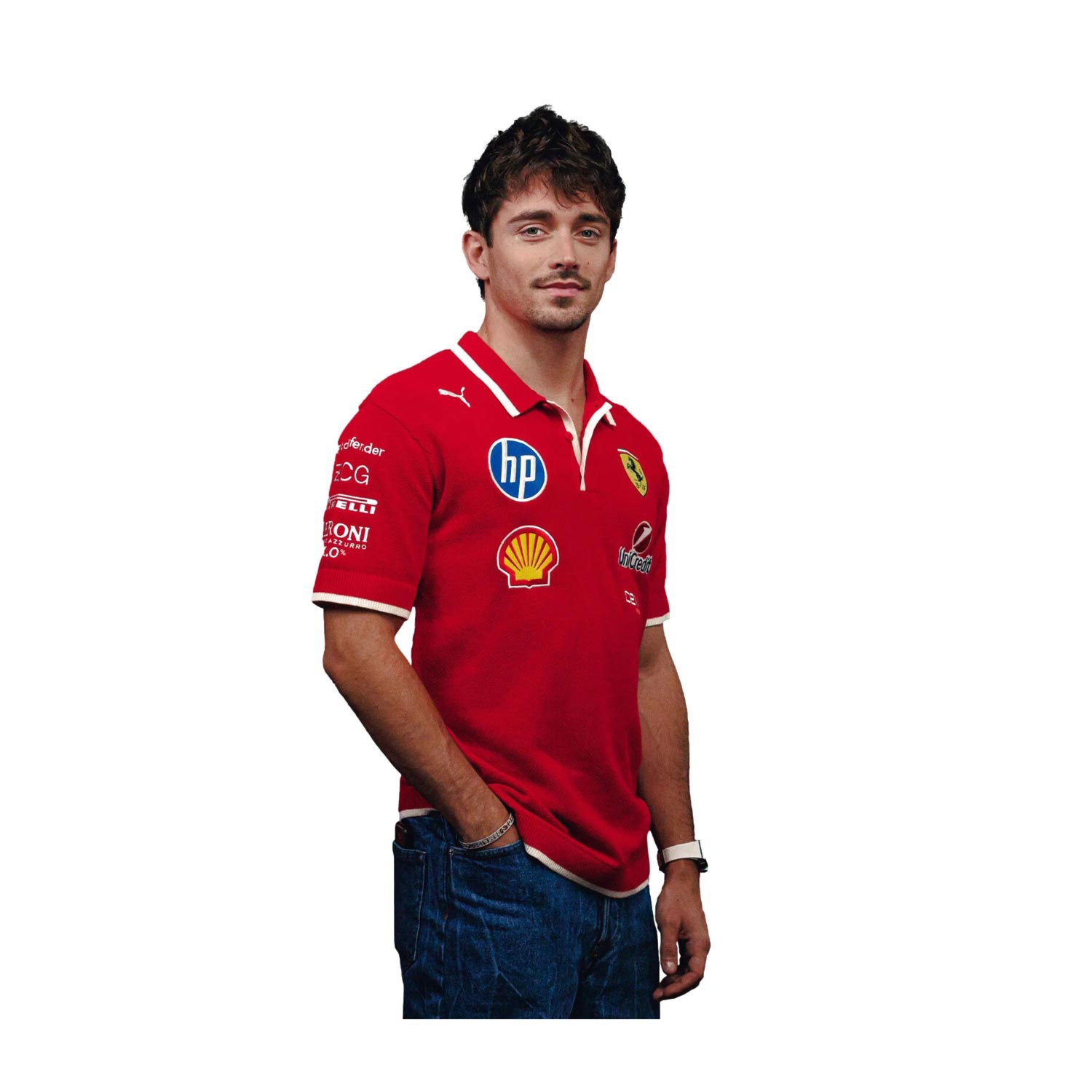 Koszulka polo męska China GP Scuderia Ferrari F1 2025