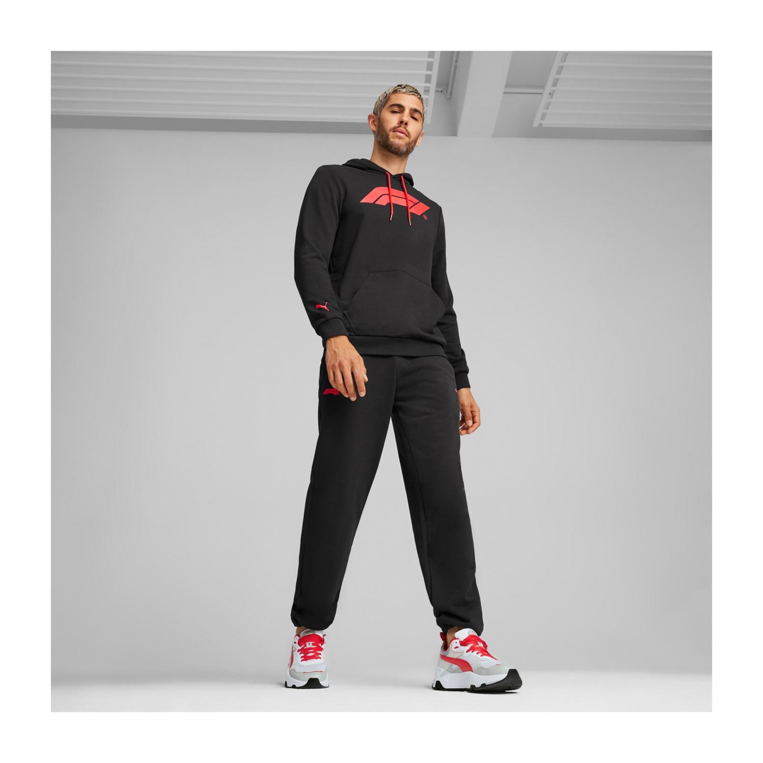 Bluza męska czarna Logo Formula 1 2026