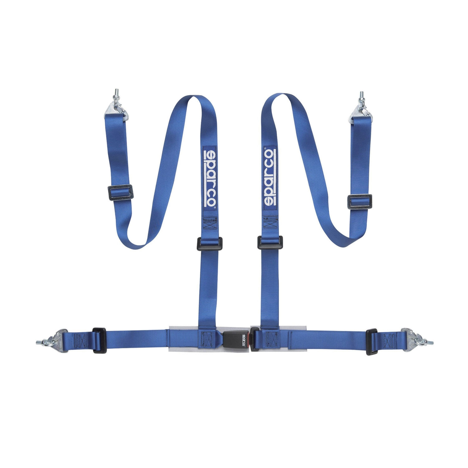 Pasy bezpieczeństwa Sparco 4 - punktowe CLUB H-4M niebieskie
