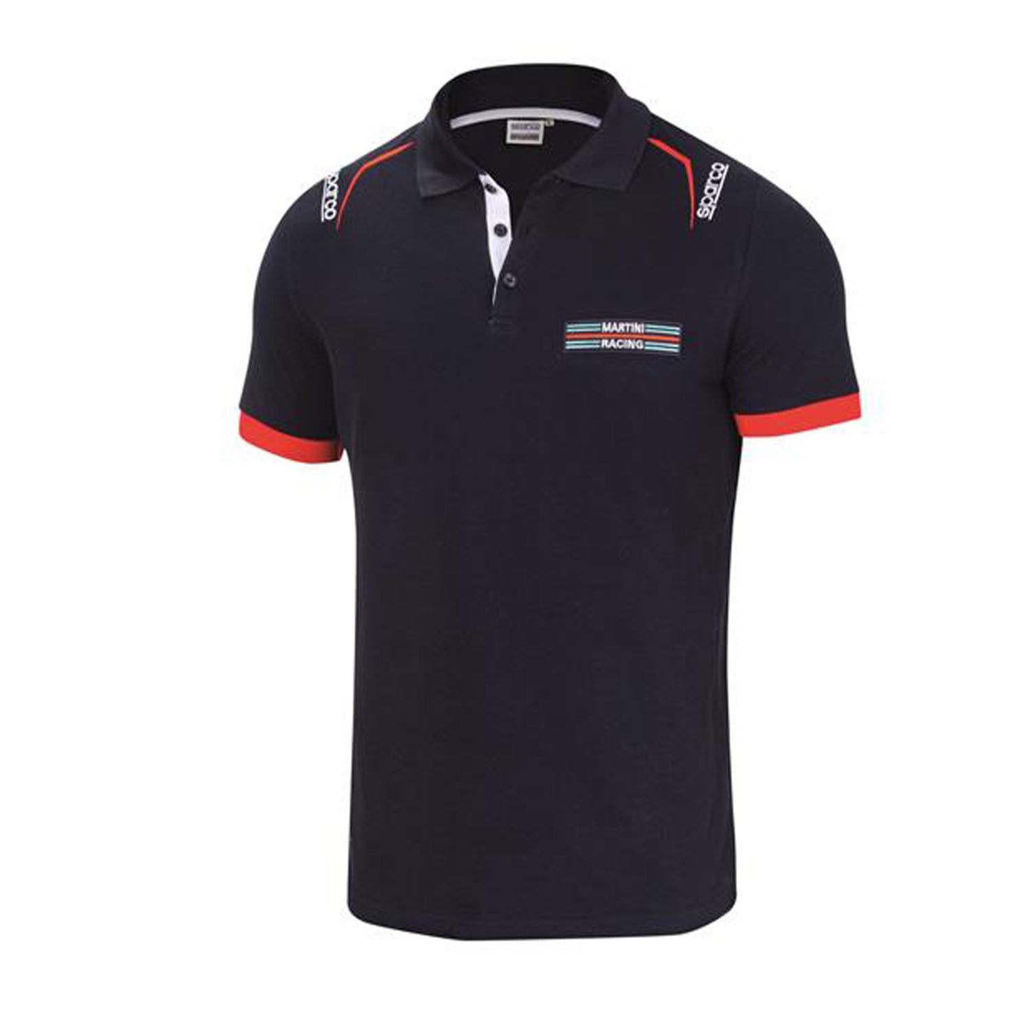 Koszulka polo męska Sparco Martini Logo navy
