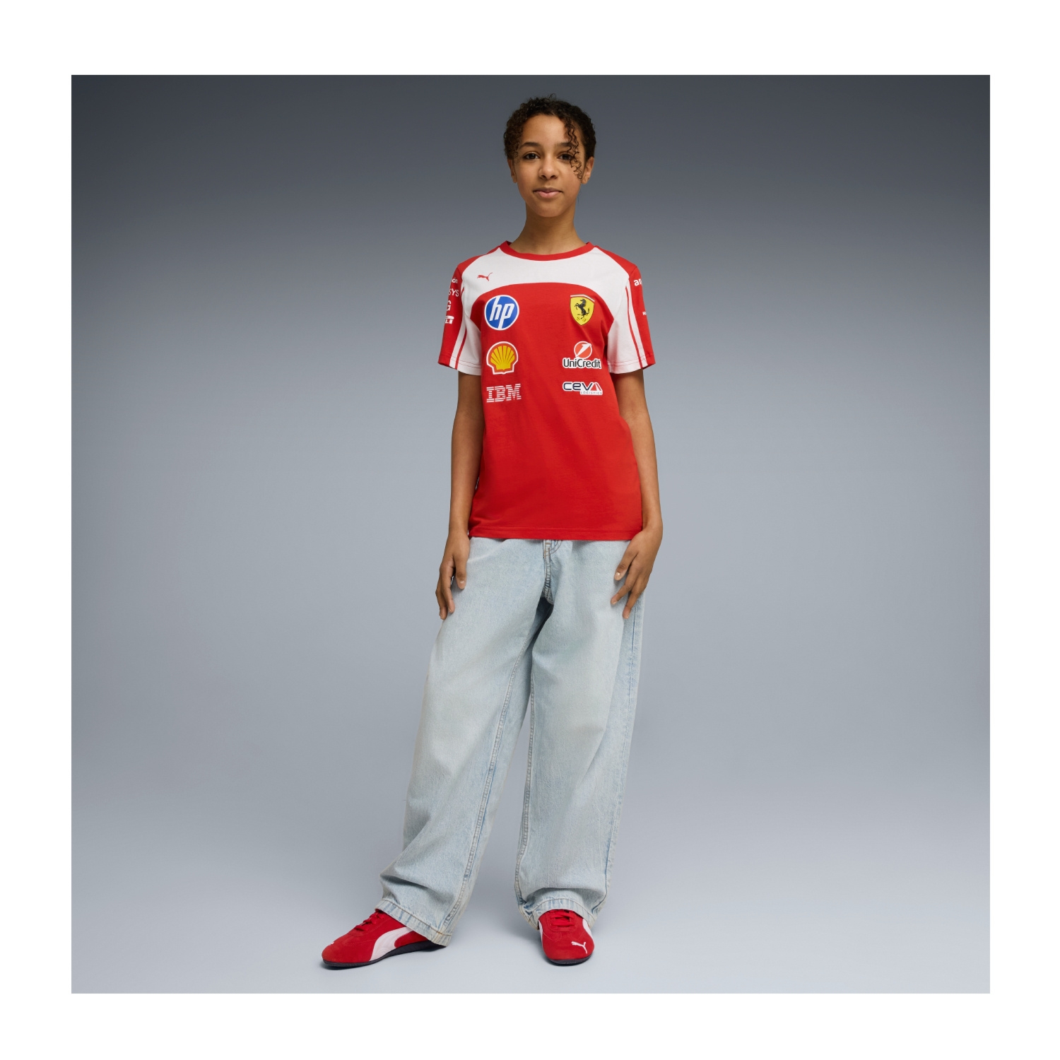 Koszulka T-shirt dziecięca Team Ferrari F1 2026