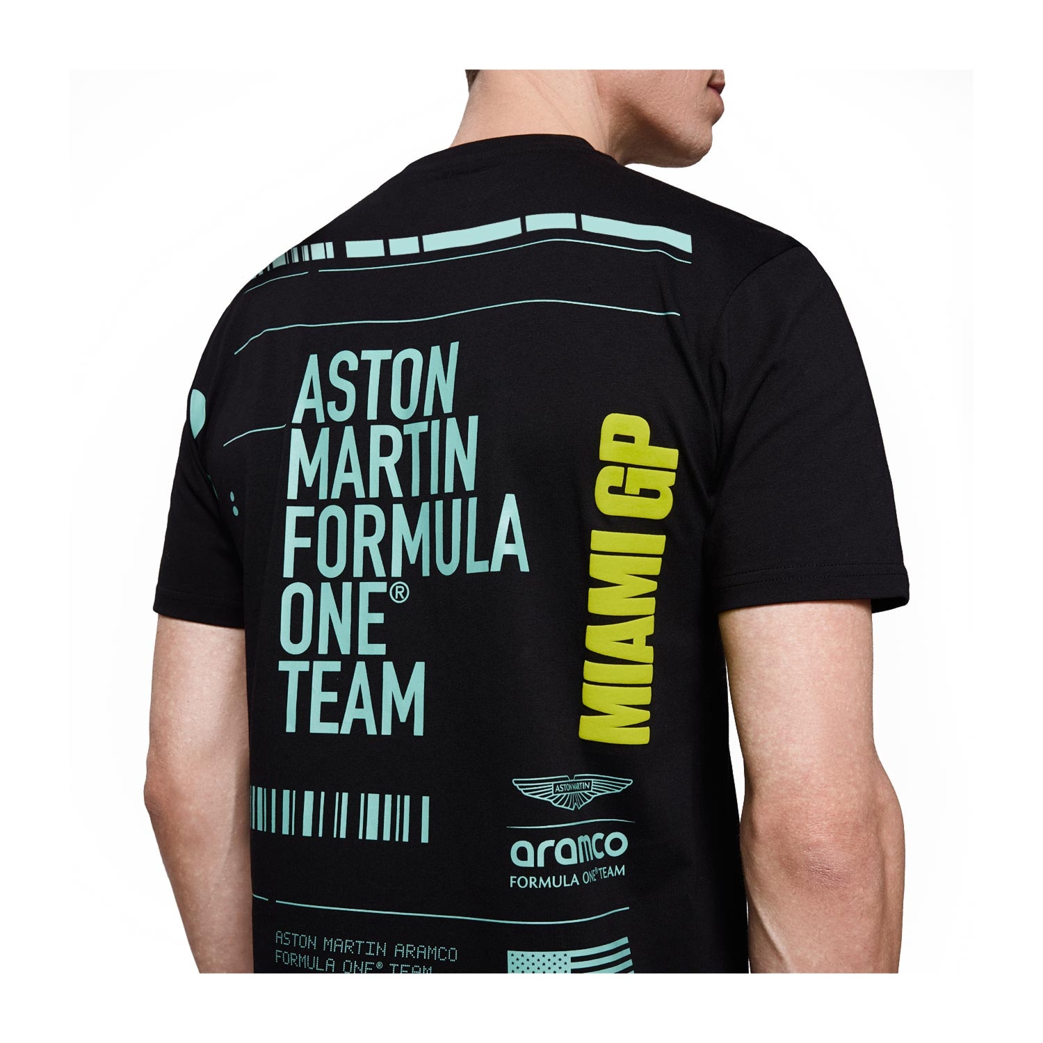 Koszulka t-shirt męska GP Miami Aston Martin F1 2025
