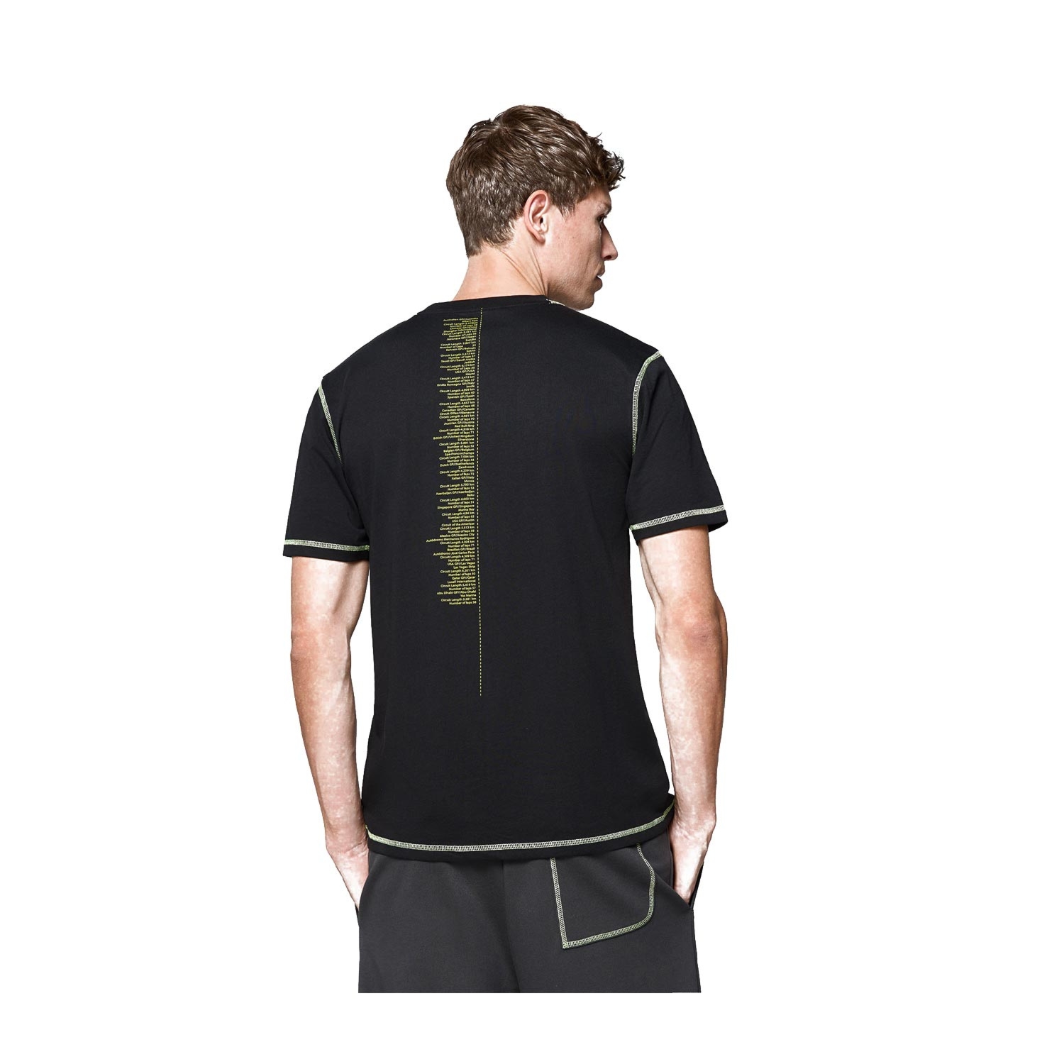 Koszulka t-shirt męska Data Graphic Aston Martin F1 2025