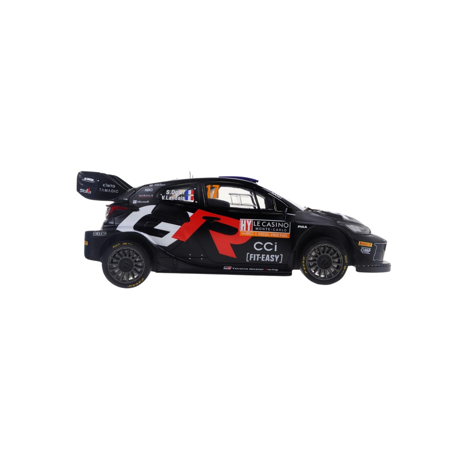 Model 1:43 GR Yaris Rally1 Monte Carlo Toyota Gazoo Racing