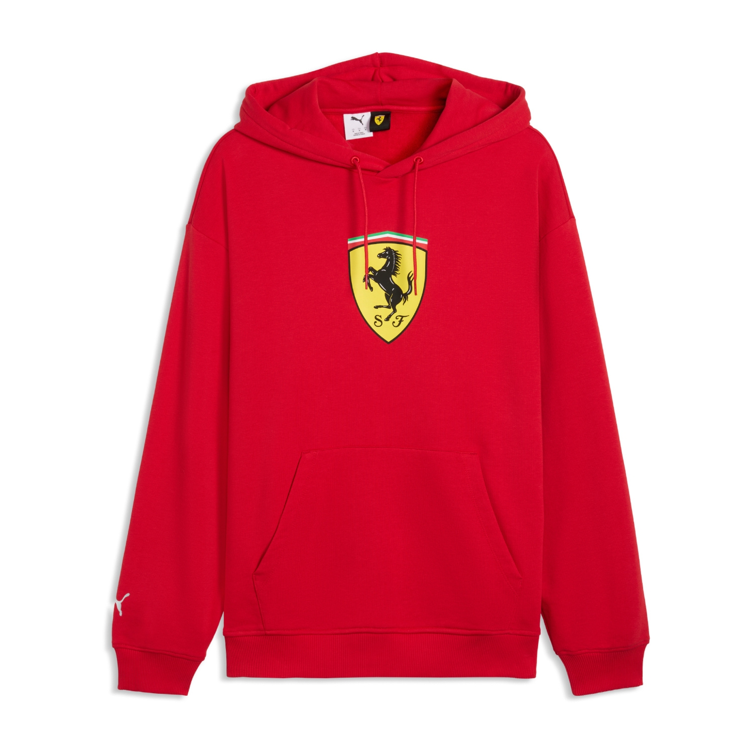 Bluza męska z kapturem czerwona Large Logo Scuderia Ferrari F1 2026