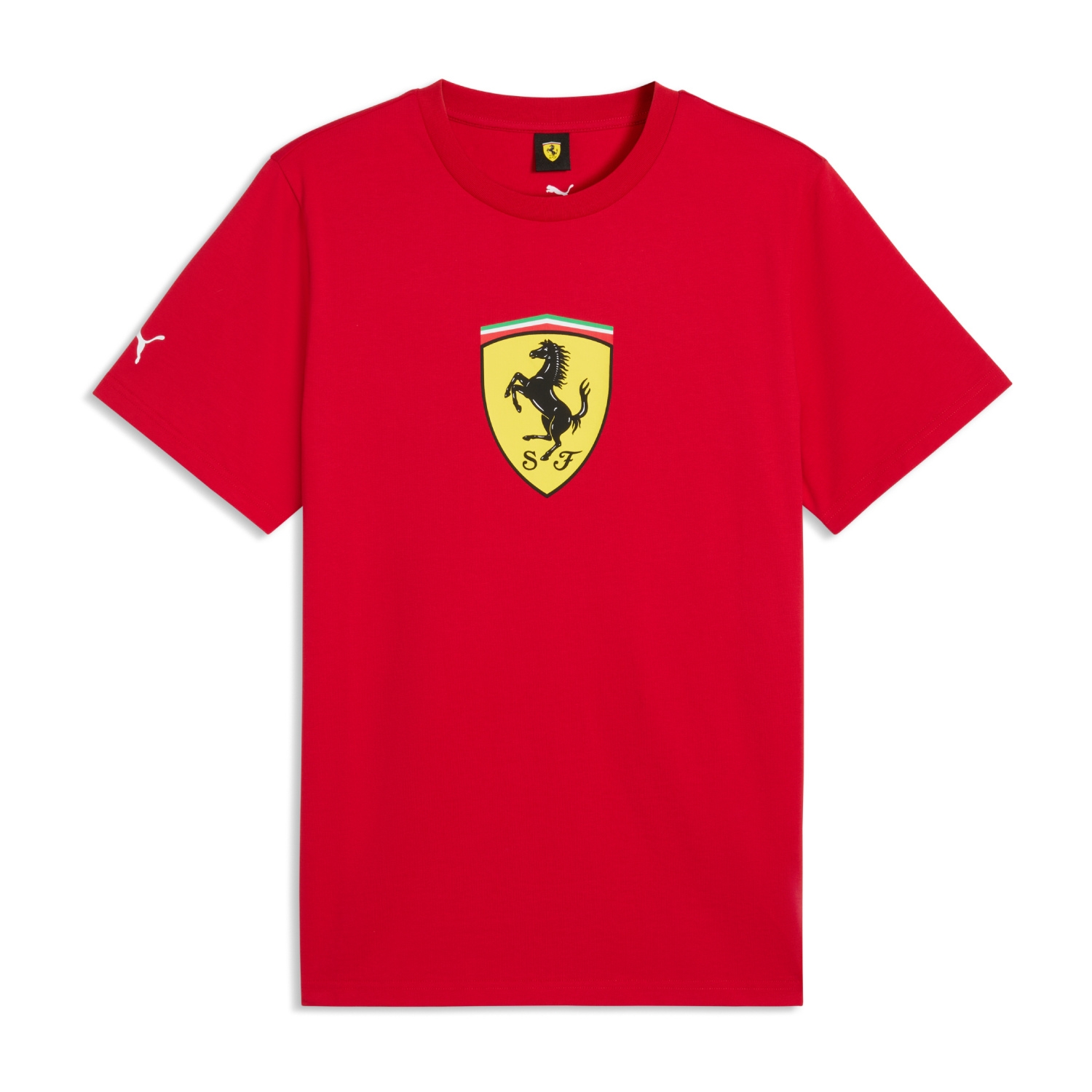 Koszulka T-shirt męska czerwona Large Logo Scuderia Ferrari F1 2026