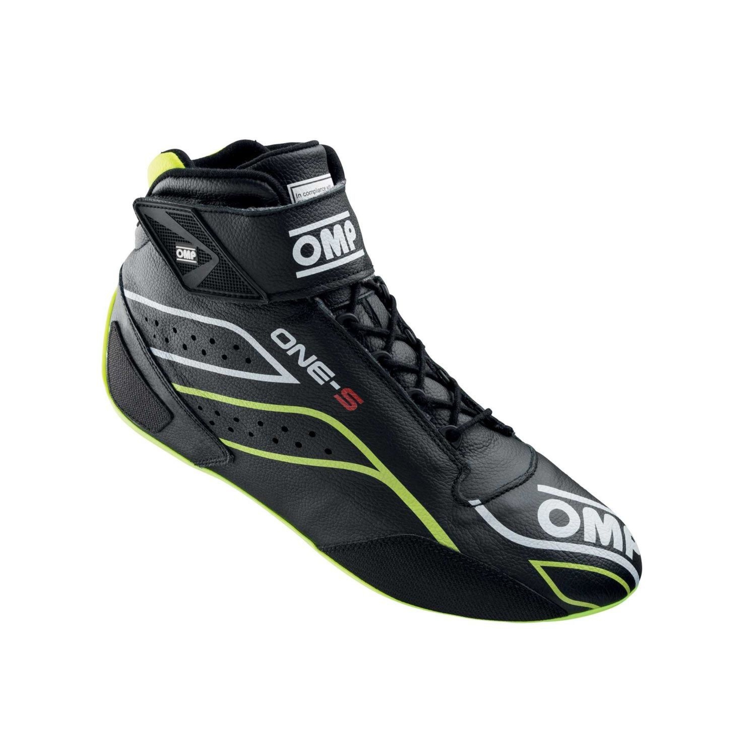 Buty OMP One-S MY20 czarno-żółte (FIA)