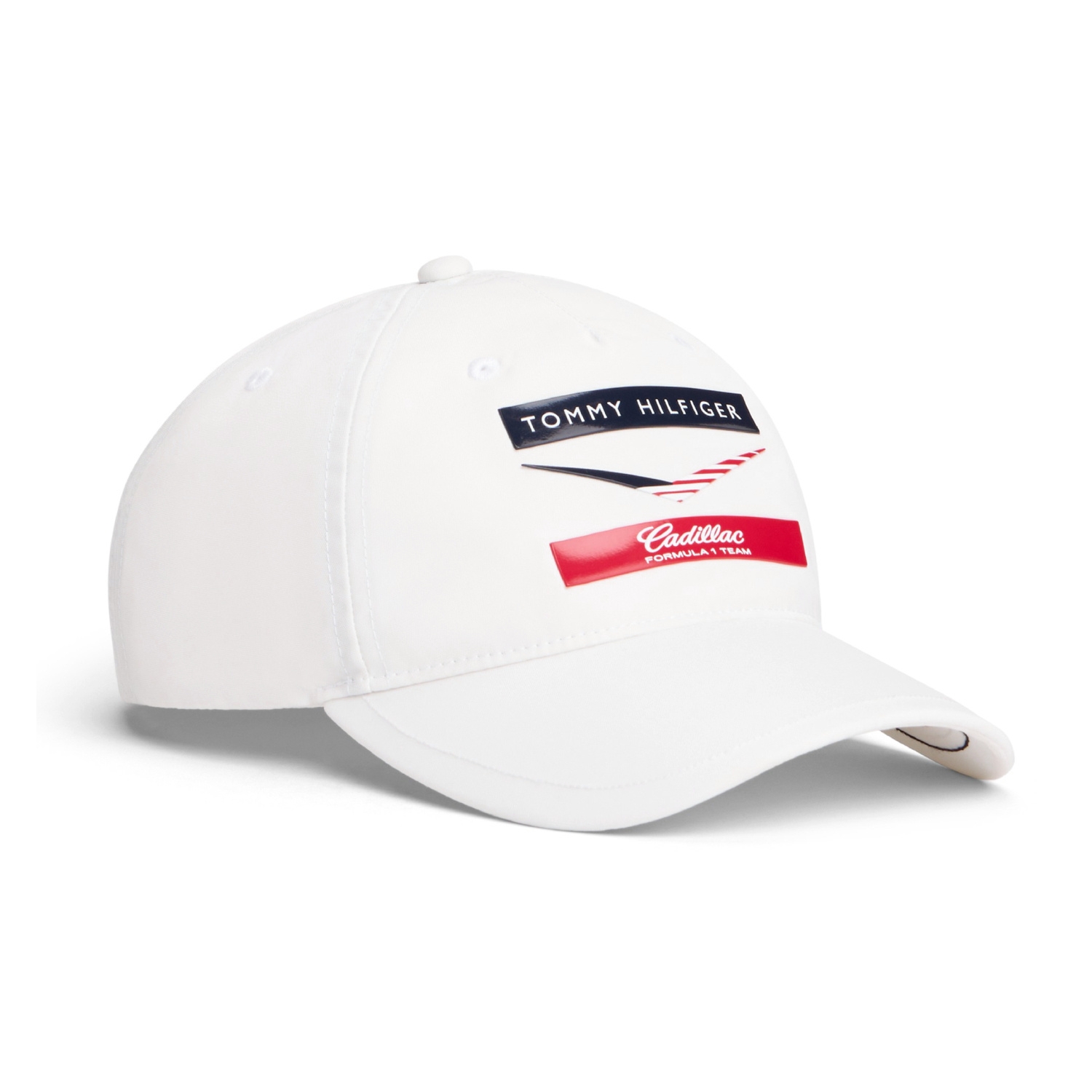 Czapka męska baseballowa biała Chevron Cadillac F1 2026