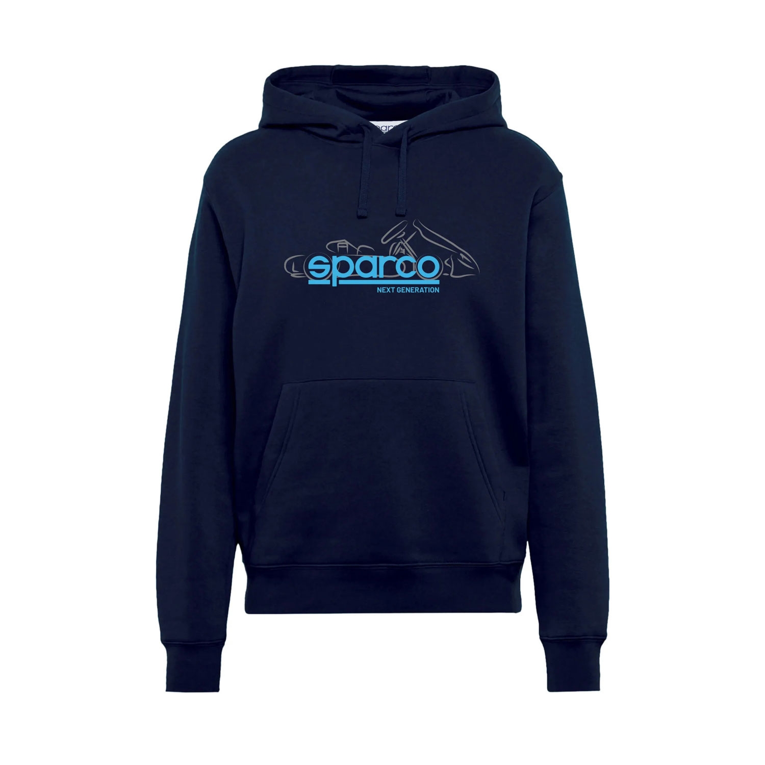 Bluza dziecięca z kapturem Next Gen Sparco granatowa