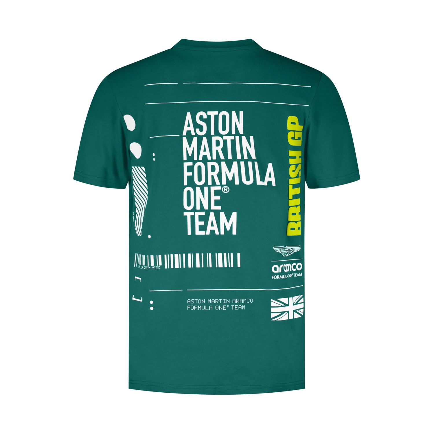 Koszulka t-shirt męska GP Wielkiej Brytanii Aston Martin F1 2025