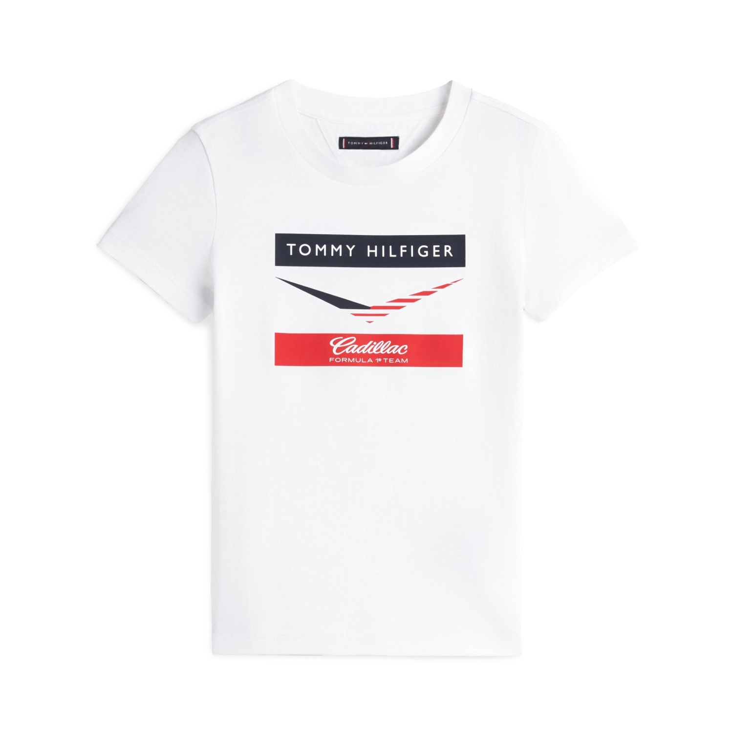 Koszulka dziecięca t-shirt biała Chevron Cadillac F1 2026