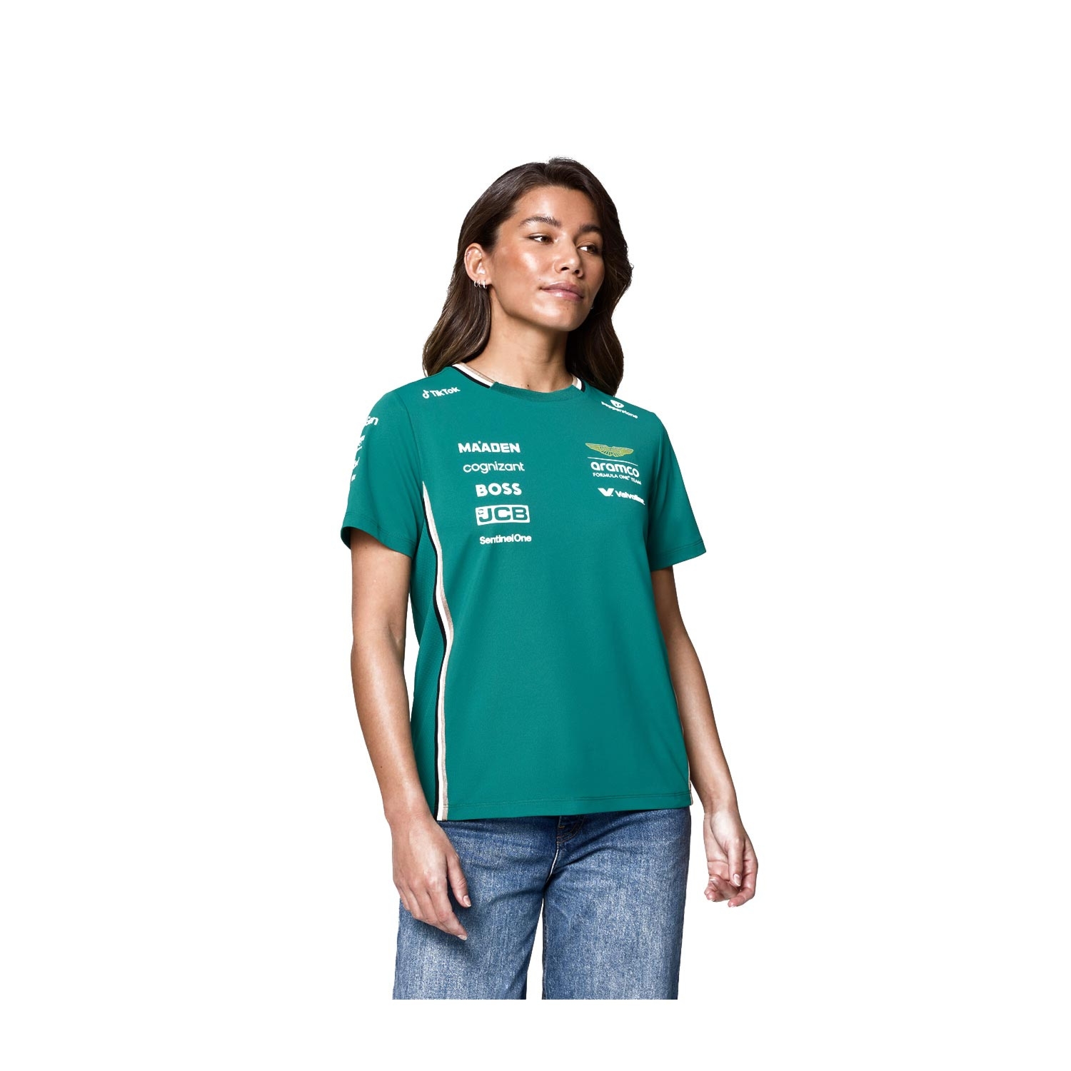 Koszulka t-shirt damska Team Aston Martin F1 2025