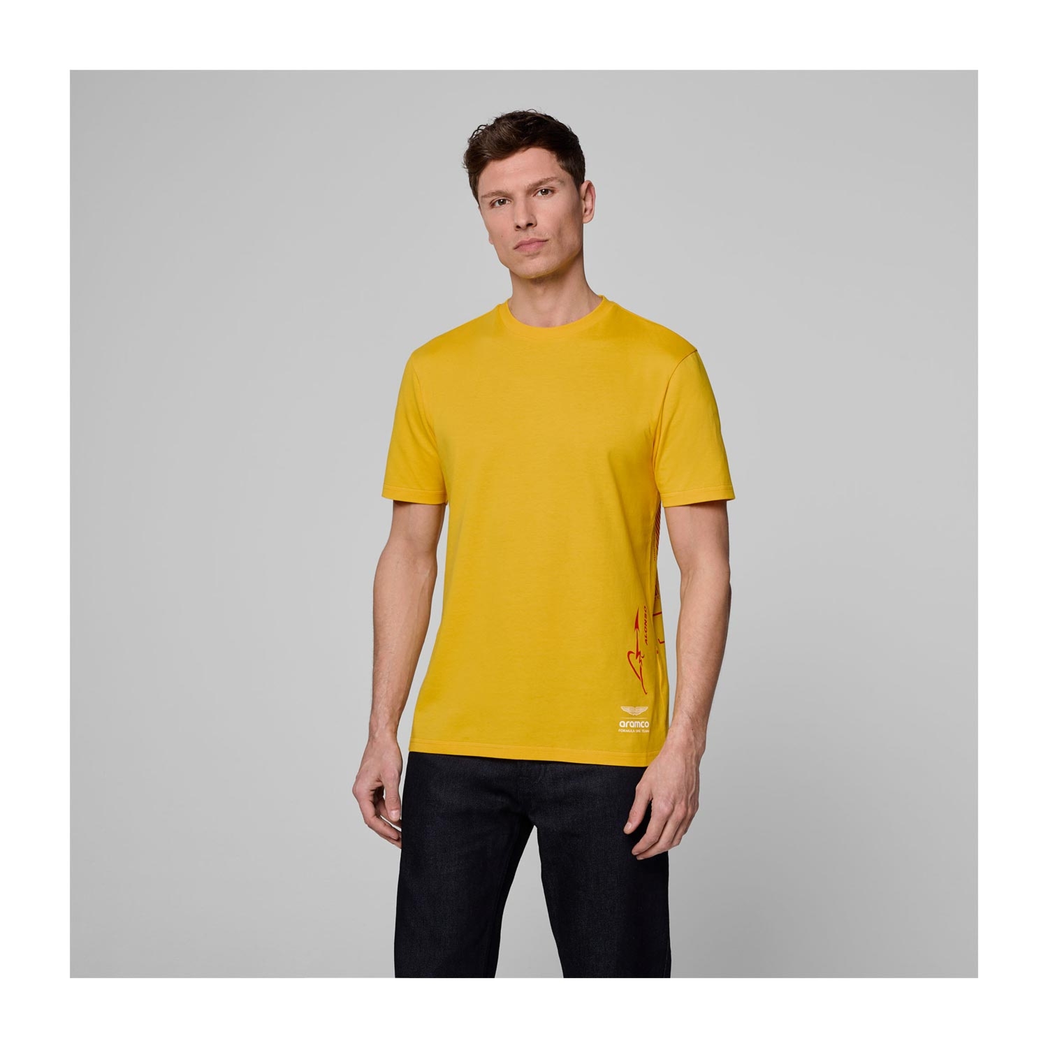 Koszulka t-shirt męska GP Hiszpanii Aston Martin F1 2025