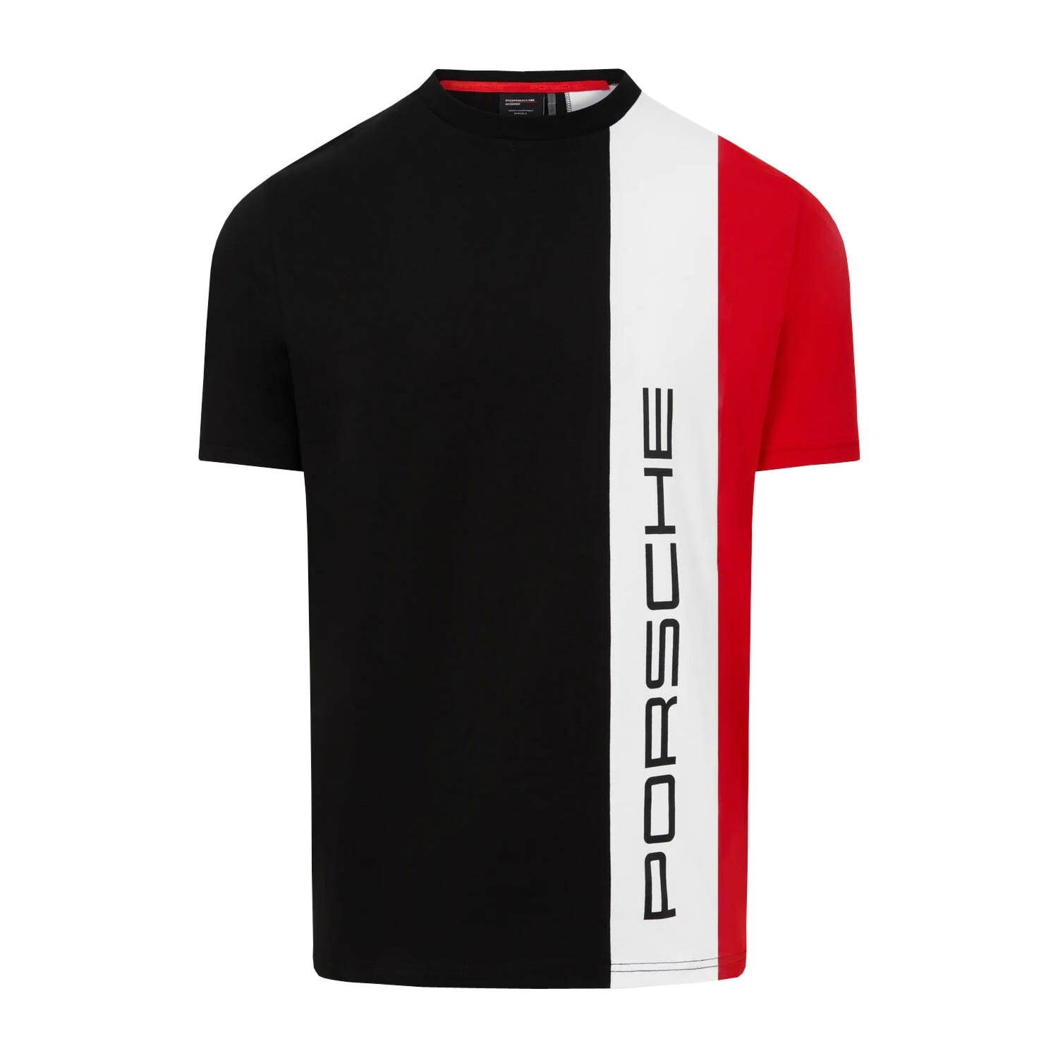 Koszulka T-shirt męska Stripe Black Porsche Motorsport 2026
