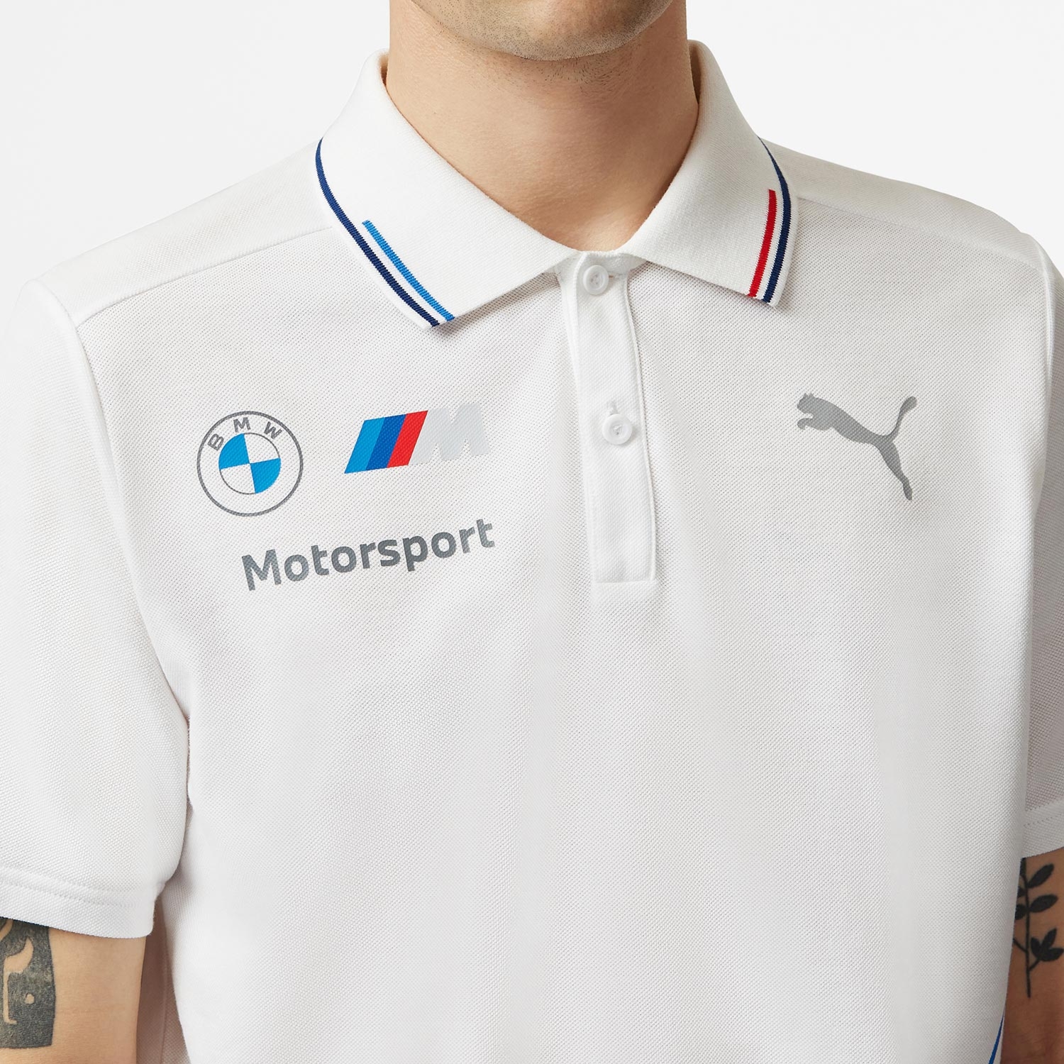 Koszulka polo męska white Team BMW Motorsport