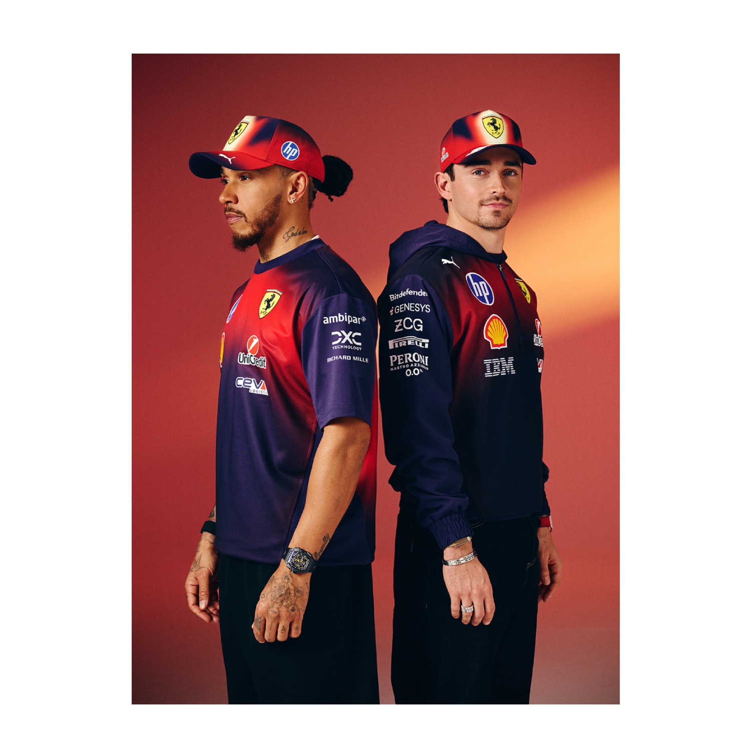 Czapka baseballowa męska China GP Charles Leclerc Scuderia Ferrari F1 2026