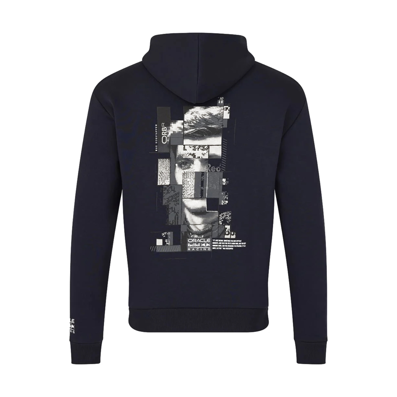 Bluza męska z kapturem MV Pixel Back Graphic Red Bull Racing 2026