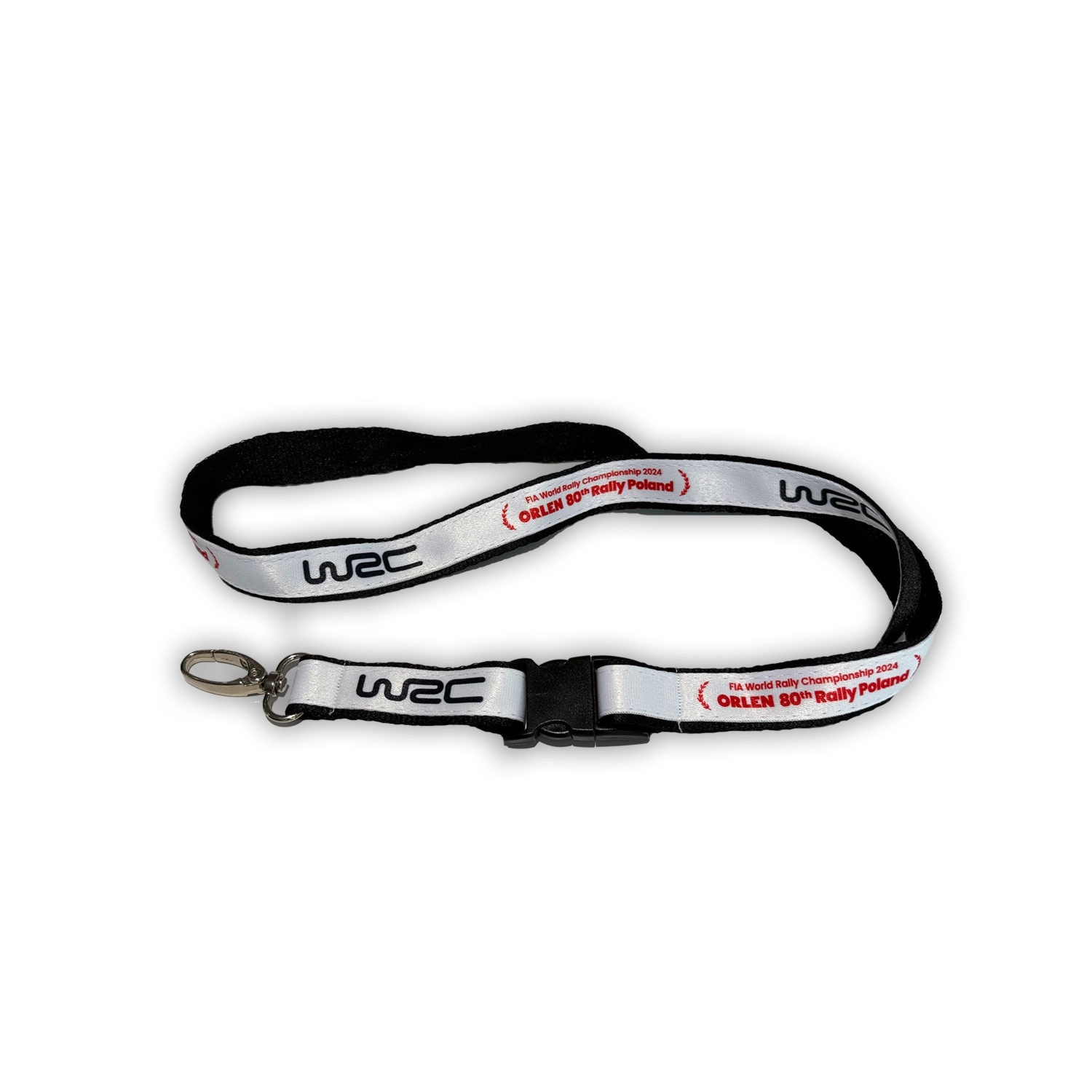 Smycz do kluczy biała Rally Poland WRC
