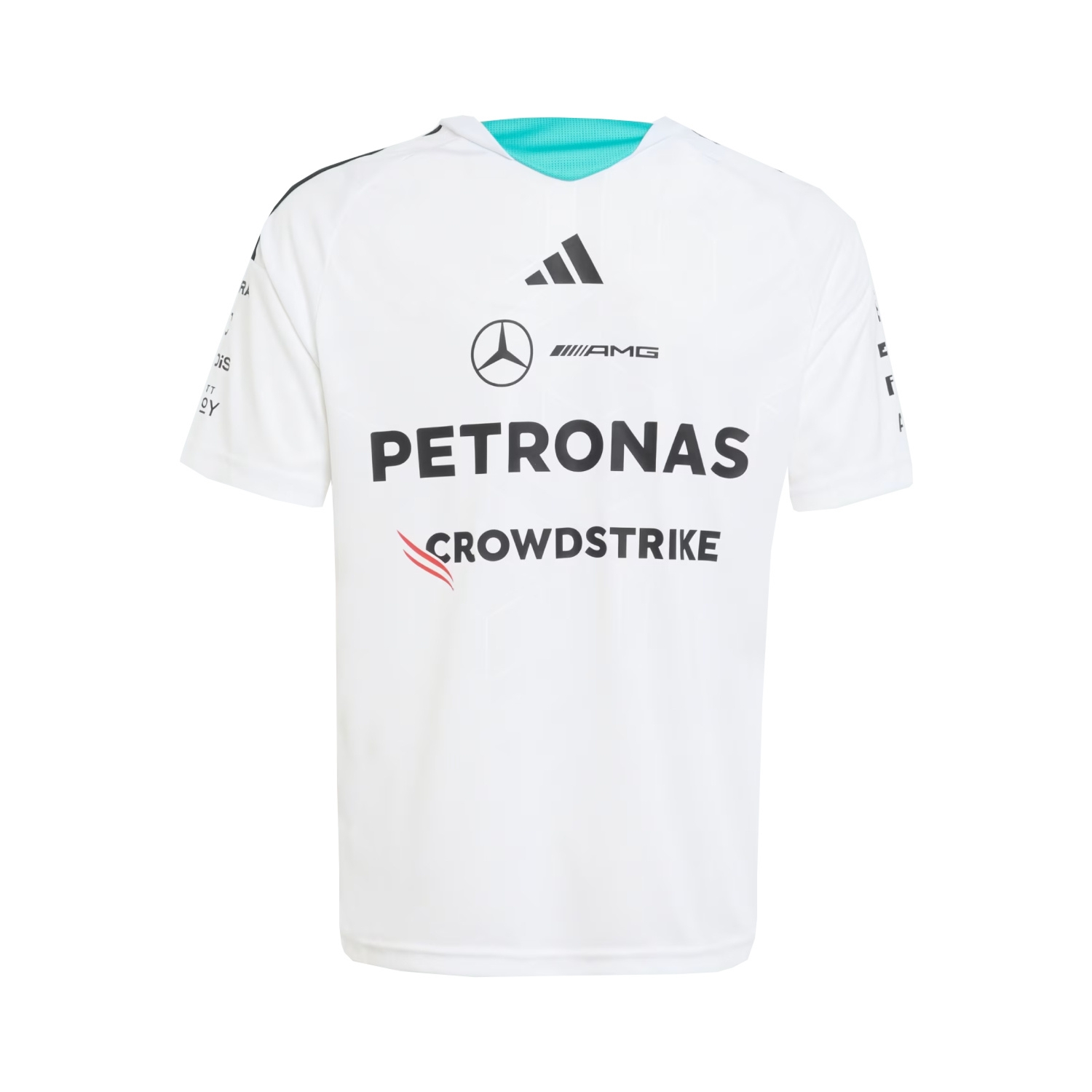 Koszulka t-shirt dziecięca biała Team Mercedes AMG F1 2026