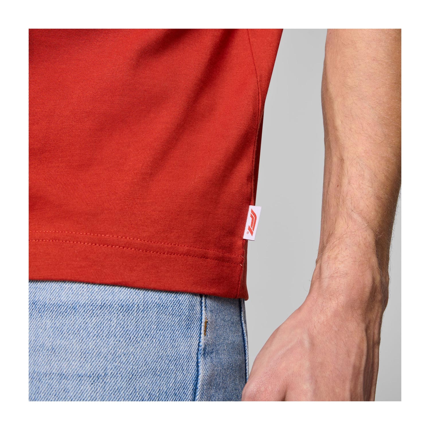 Koszulka T-shirt męska Heritage Logo czerwona Formula 1 2025