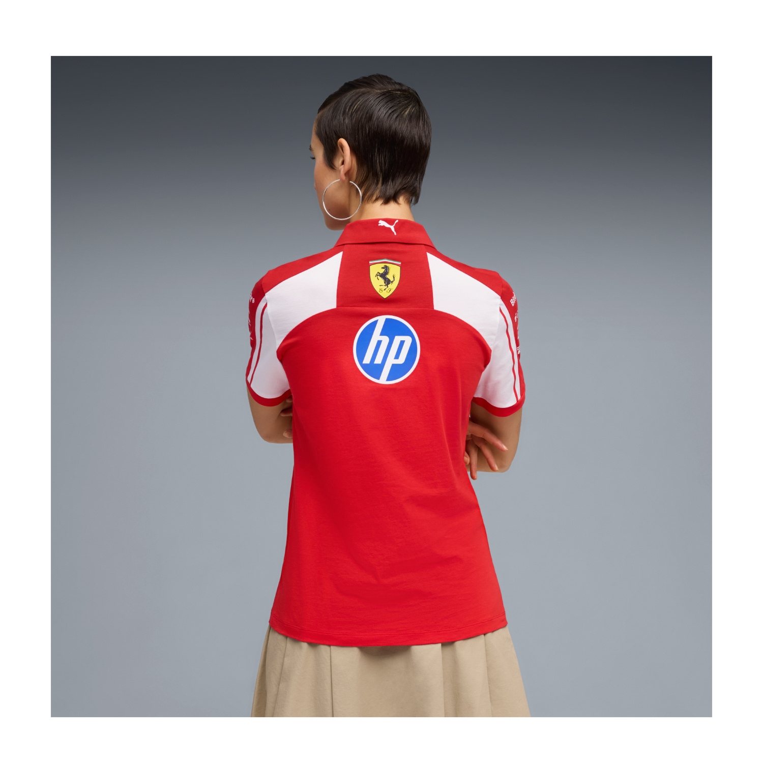 Koszulka polo damska Team Ferrari F1 2026
