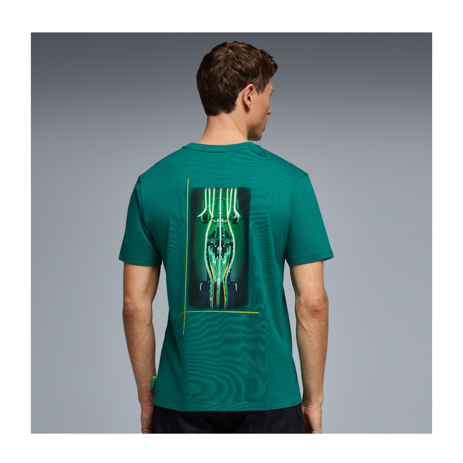 Koszulka t-shirt męska Car Graphic Aston Martin F1 2026