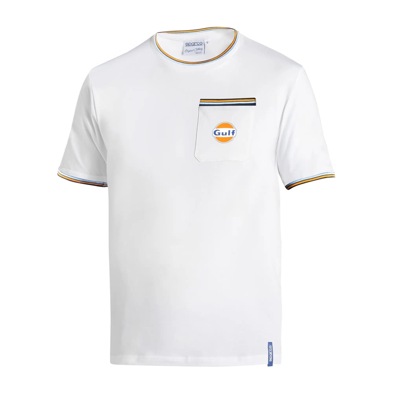 Koszulka męska Sparco GULF pocket white