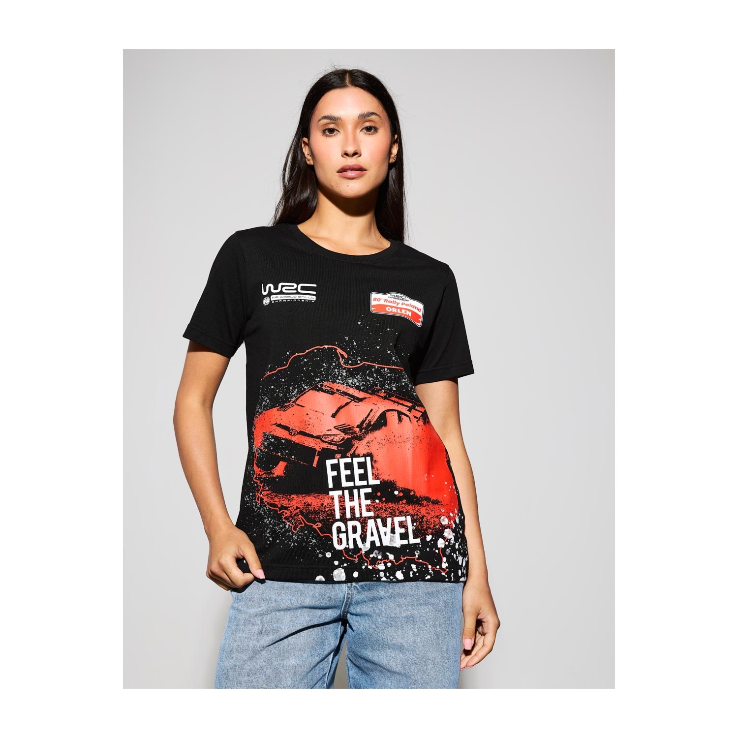 Koszulka t-shirt damska Map Rally Poland WRC