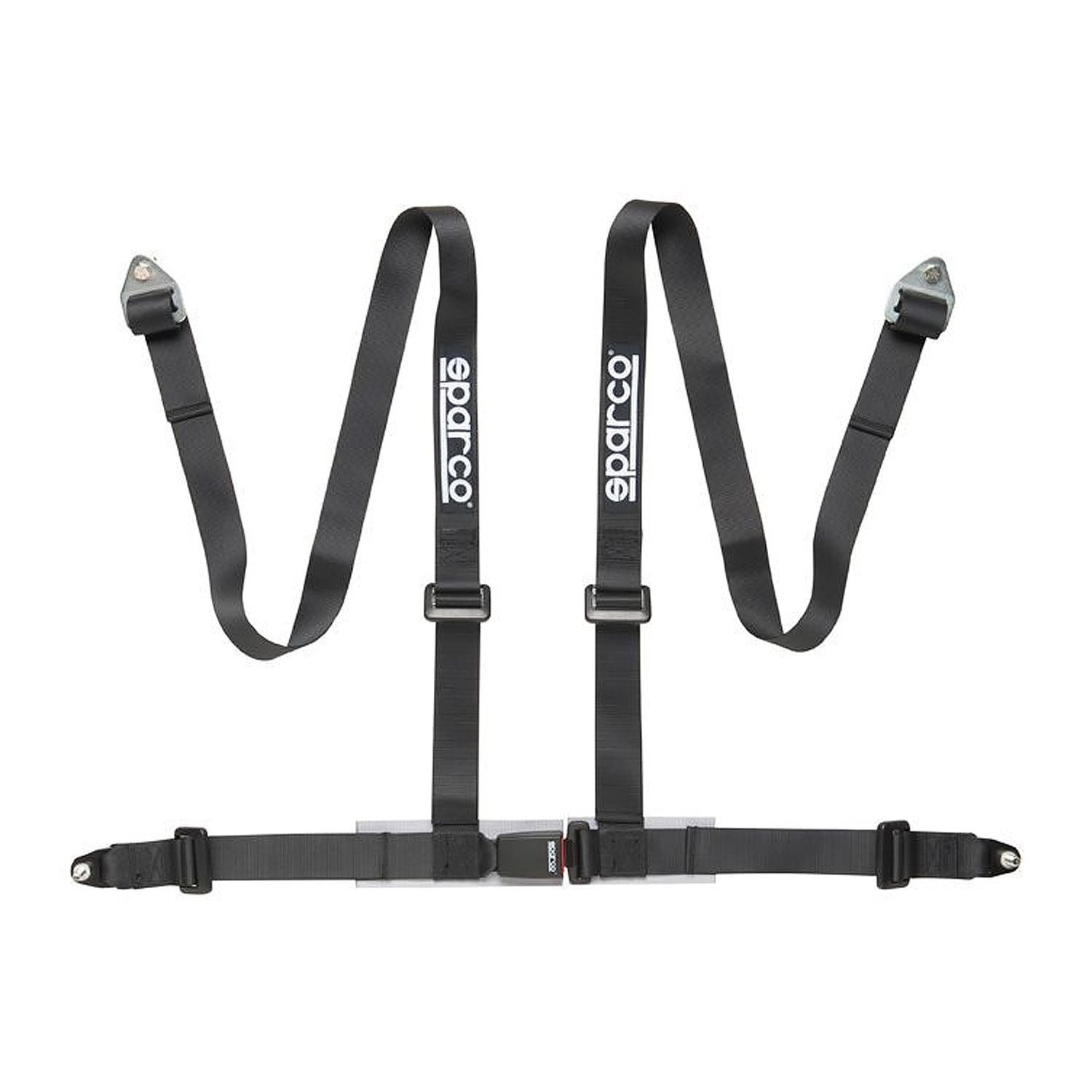 Pasy bezpieczeństwa Sparco 4 - punktowe CLUB H-4 czarne (ECE)