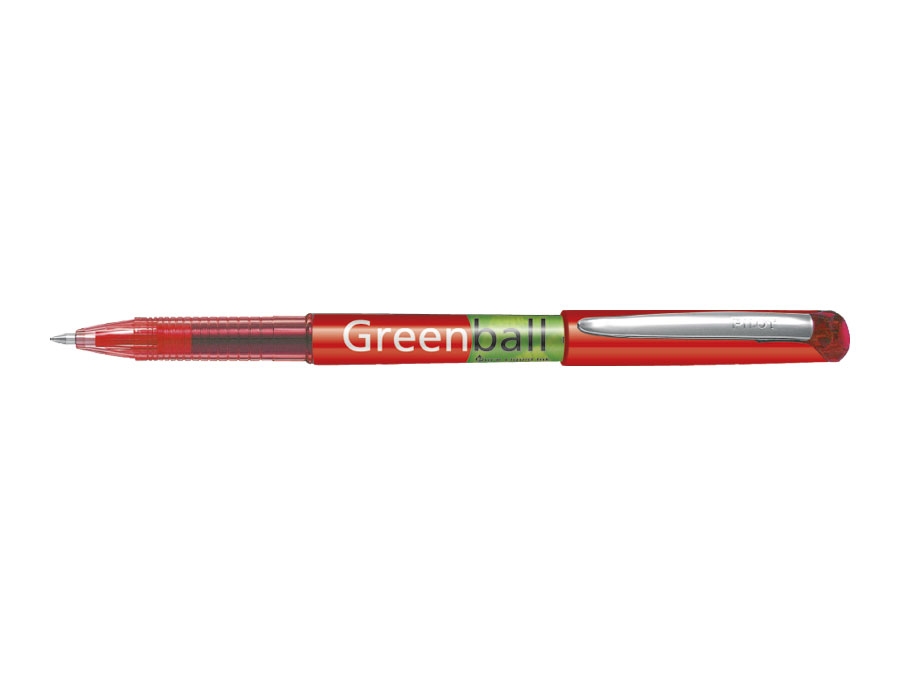 Фото - Ручка Pilot Pióro kulkowe  Begreen - Greenball Ink Writing - czerwone 
