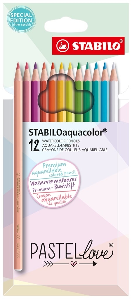 Zdjęcia - Rysowanie STABILO Kredki akwarelowe 12k  Pastellove aquacolor 