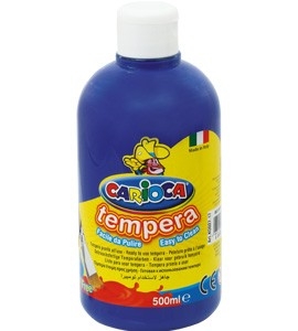 Фото - Малювання Carioca Farba  Tempera 500 ml - granatowa 