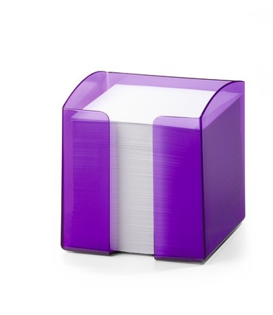 Zdjęcia - Przybornik na biurko Durable Pojemnik z karteczkami Trend - fioletowy / transparentny 