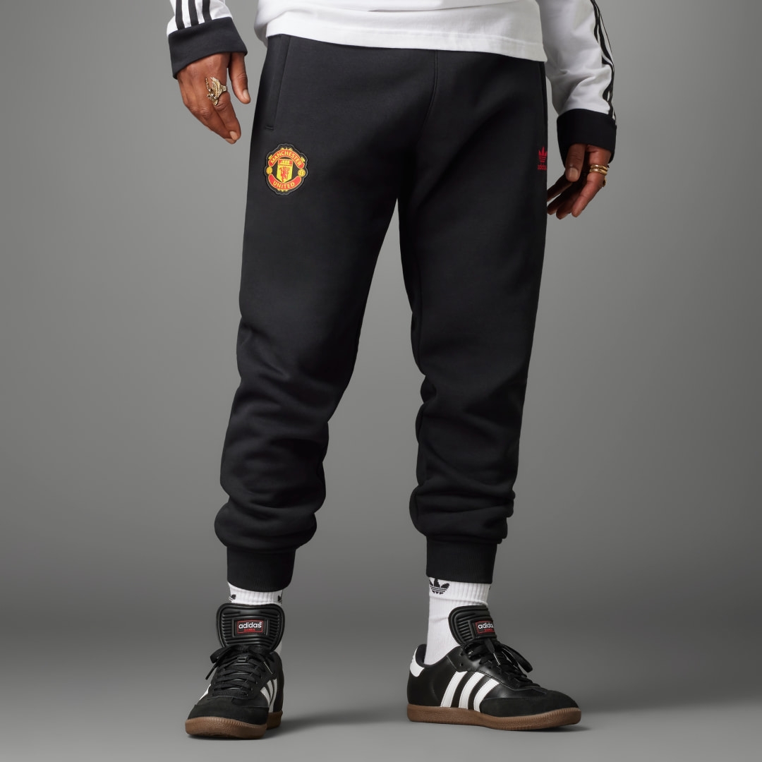Spodnie Manchester United Essentials Trefoil