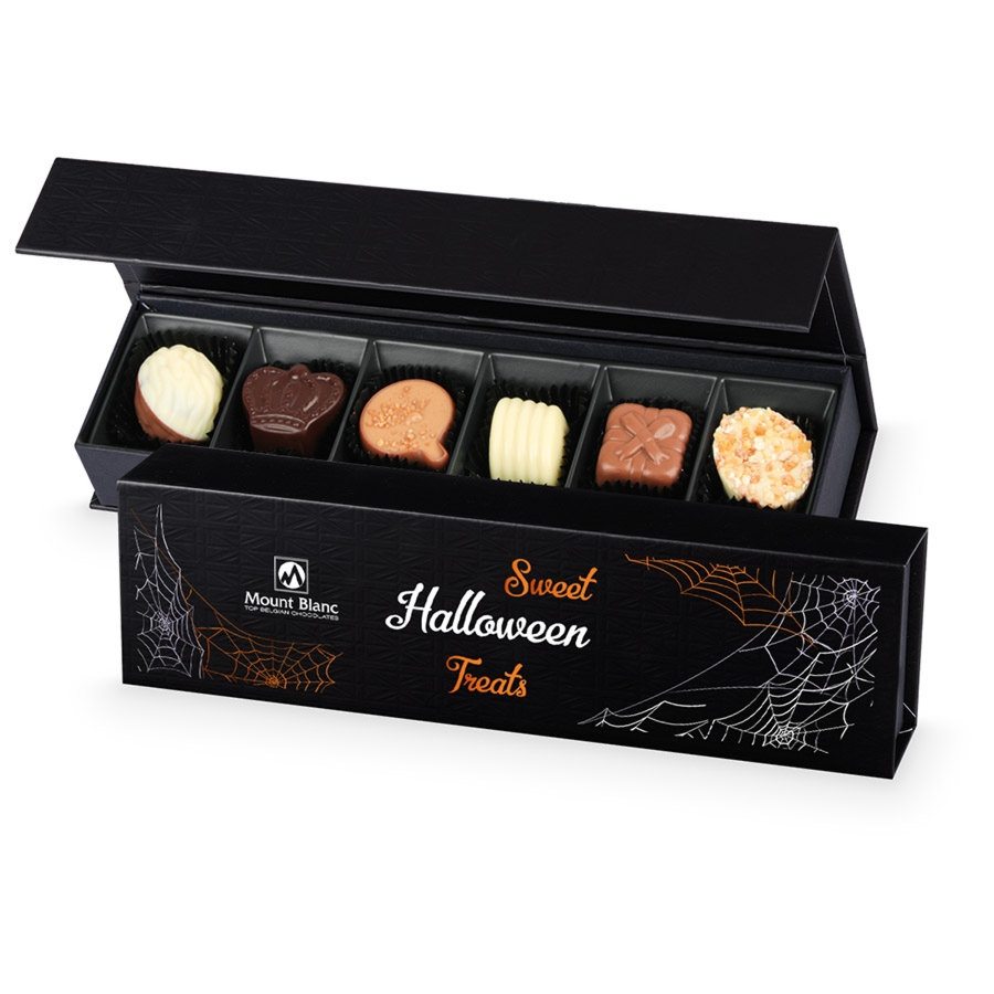 Czekoladki na Halloween Chocolate Box Long Black