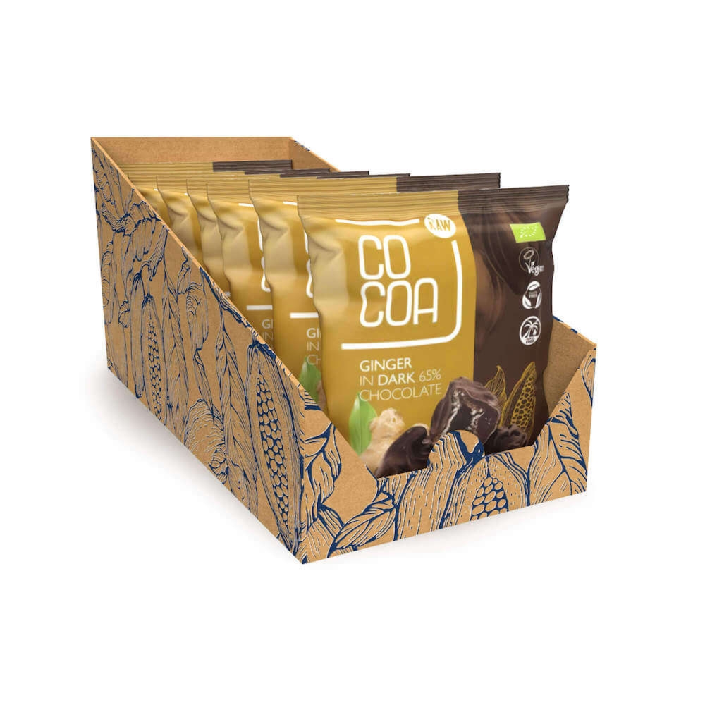 Imbir w ciemnej czekoladzie x7