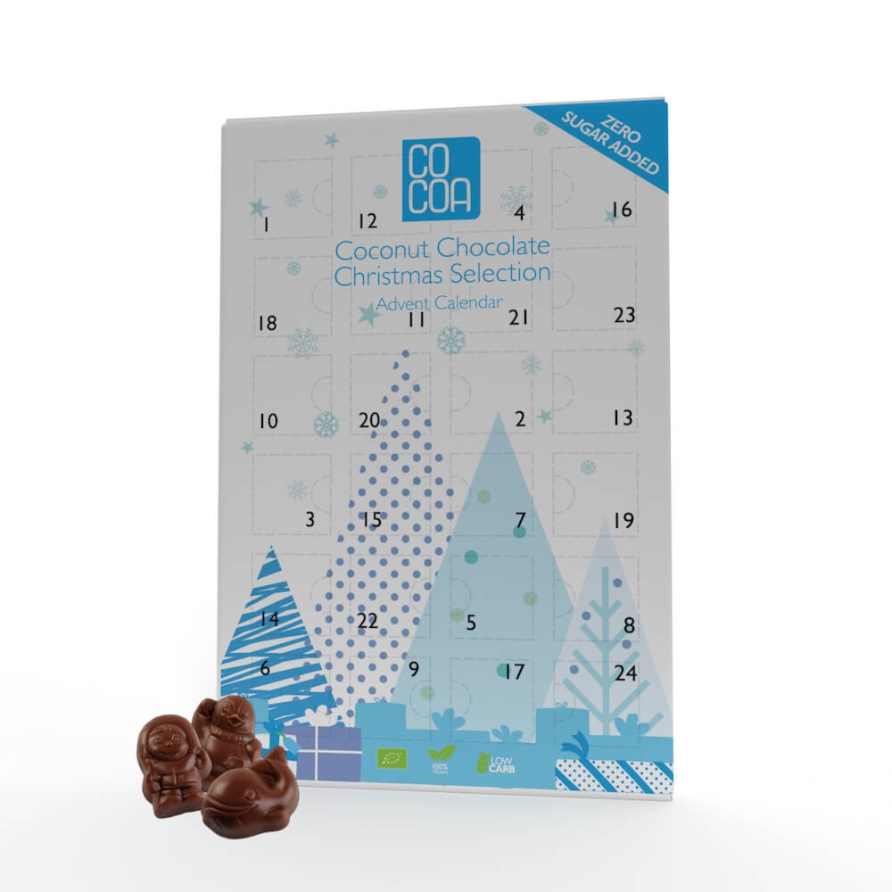 Kalendarz adwentowy czekolada kokosowa 0% added sugar