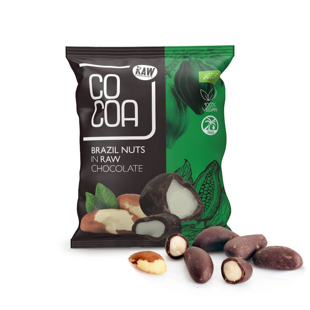 Orzechy brazylijskie w ciemnej czekoladzie 70%