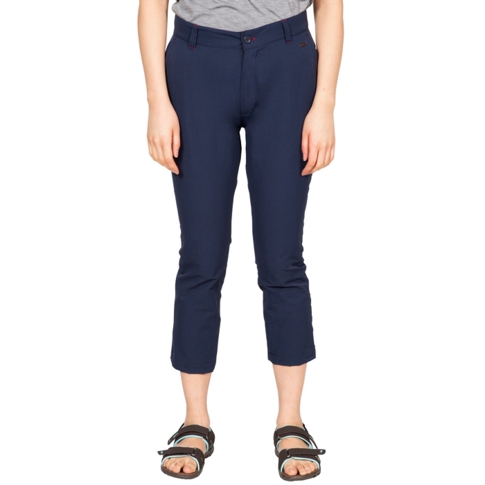 Spodenki trekkingowe damskie 3/4 zulu tp100 trespass navy - xs
