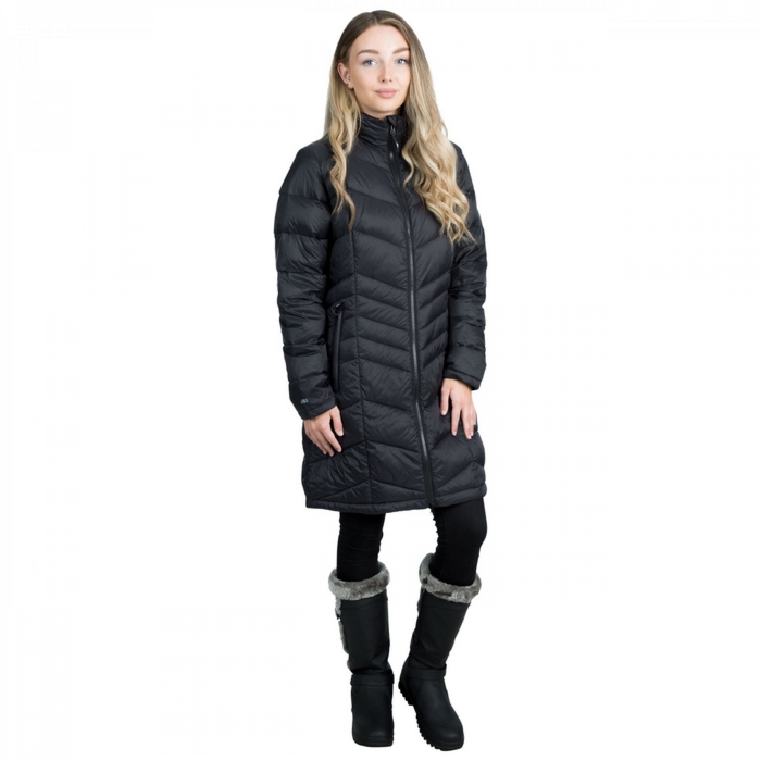 Kurtka puchowa damska micaela trespass black - m