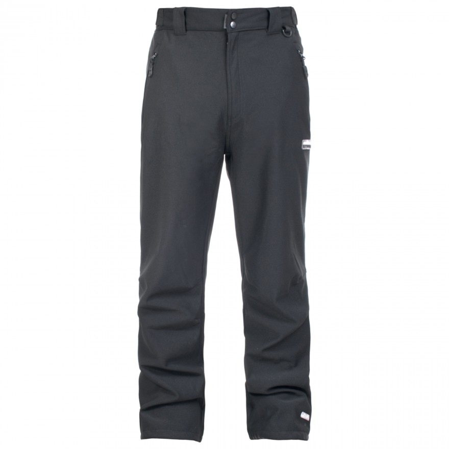 Spodnie trekkingowe softshell męskie hemic tp75 trespass black - s